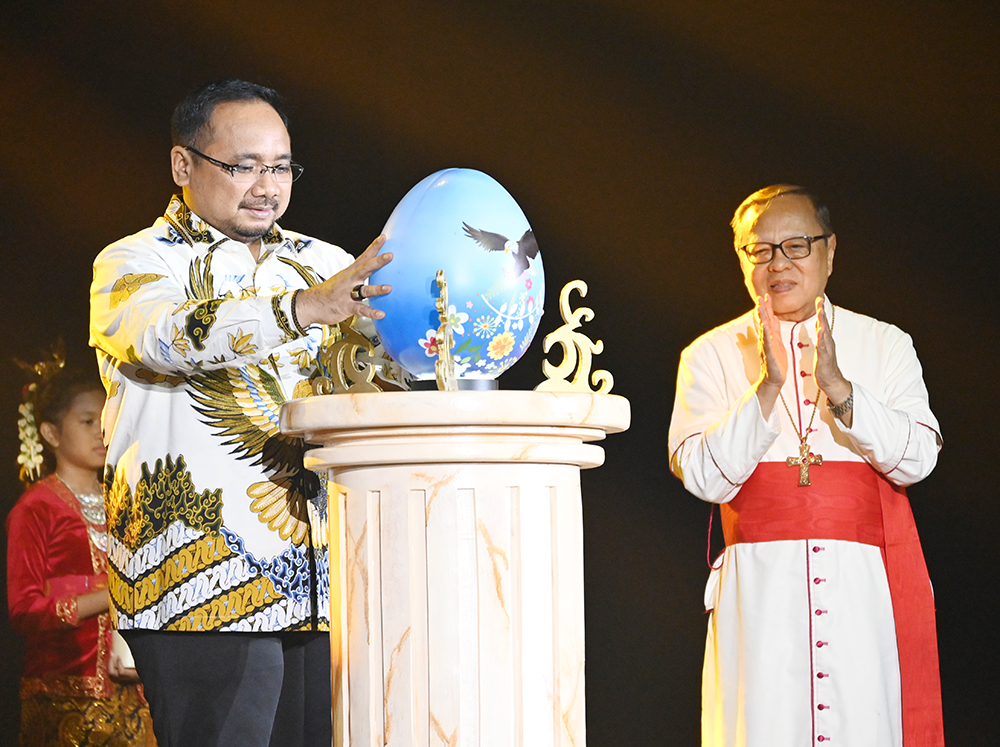 Menteri Agama Yaqut Cholil Membuka Resmi Pesparani III, Jakarta.