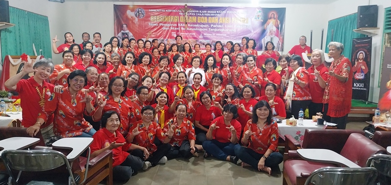 Mgr. Vinsensius Setiawan Triatmojo:Temu Pengurus KKKI Keuskupan Tanjungkarang, Devosi Sarana Memperkuat Iman.